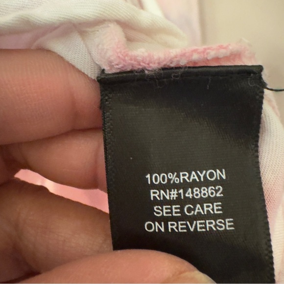 Torrid Lizzie Rayon Twill Button-Up Long Sleeve Shirt Pink Women Size 1X - Picture 9 of 10